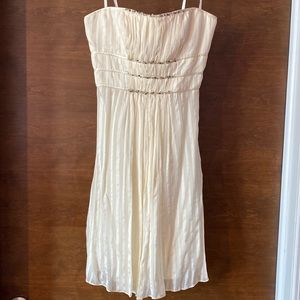 Beaded bcbg silk mini dress